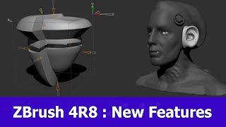 ZBrush 4R8  New Features [upl. by Mrots172]