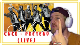 REACCIÓN CNCO  Pretend LIVE [upl. by Skcirdnek]