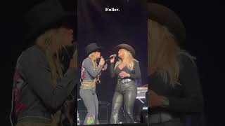 Lainey Wilson amp Miranda Lambert perform unreleased song ‘Good Horses’ live at Vegas Show ❤️‍🔥 [upl. by Ashil]