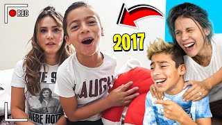 REACTING To Our FIRST EVER YOUTUBE VIDEO SO CRINGE 😂  The Royalty Family [upl. by Brockie]