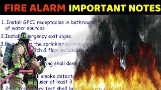 Fire Alarm System Important Notes  Fire Alarm System Installtion [upl. by Boice904]