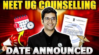 NEET UG Counselling Date Out  Full Details  Dr Ranjith [upl. by Aikit748]