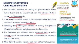 What is Minamata Convention on Mercury Pollution   Minamata Convention అంటే ఏమిటి La Excellence [upl. by Kordula]