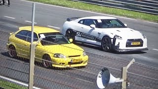 Turbo Civic vs 1000hp GTR amp more [upl. by Eveiveneg]