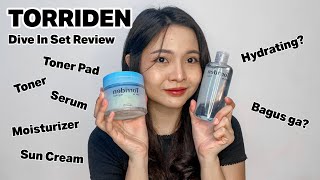 REVIEW TORRIDEN DIVE IN SET  Hydrating Skincare  Combination Skin [upl. by Akit]