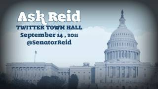 Ask Reid  Twitter Town Hall on Job Creation [upl. by Seko272]