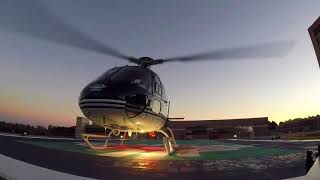 MedEvac Helicopter Sunset Take Off on IABP Flight [upl. by Ridgley27]