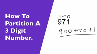 How To Partition A 3 Digit Number Expanded Form Hundreds Tens Ones [upl. by Sisxela273]