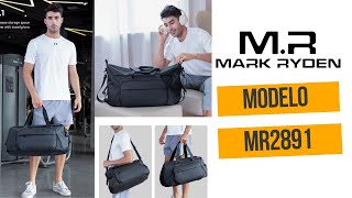 MOCHILA PREMIUM ACADEMIA FITNES VIAGEM TREINO MARK RYDEN MODELO MR2891 [upl. by Nerine887]