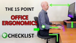 The Perfect Ergonomic Desk Setup To Avoid Back amp Neck Pain [upl. by Micaela]