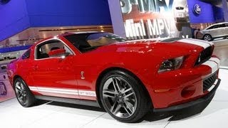 2010 Ford Mustang Shelby GT500  NAIAS  CAR and DRIVER [upl. by Edy]