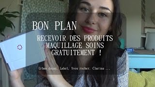 ► BON PLAN  Recevoir des produits gratuitement [upl. by Clemence]