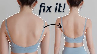 FIX amp SLIM YOUR BACK  BETTER POSTURE in 10 minutes  Emi [upl. by Evey]