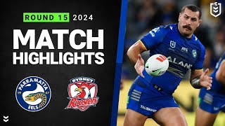 NRL 2024  Eels v Roosters  Match Highlights [upl. by Almund735]