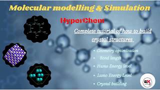 HyperChem tutorial Part2 Molecular modelling and Simulation [upl. by Harbot]