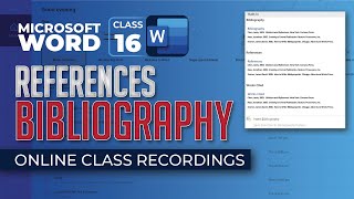 Class 16  Footnotes Endnotes Bibliography  MS Word Tutorial  UrduHindi  AR Graphics [upl. by Ccasi727]