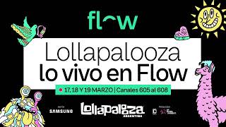 ¡Lollapalooza lo vivo en Flow 🤩 [upl. by Auqinu]