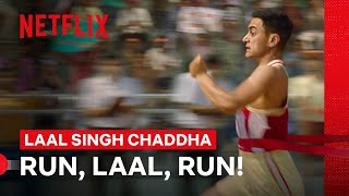 Run Laal Run  Laal Singh Chaddha  Netflix Philippines [upl. by Airetal]