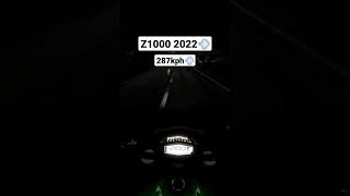 2022 Kawasaki Z1000 TOP SPEED [upl. by Ahsie117]