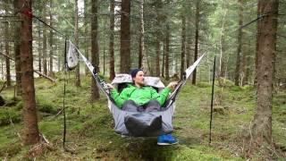 UPDATED video quotlink in top right cornerquot Amok Equipment  Draumr™ camping hammock introduction [upl. by Lyrret811]