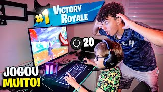 PRIMEIRA VEZ DO VICIADO EM MINECRAFT NO FORTNITE [upl. by Ardnoik]