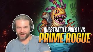 Hearthstone Questrattle Priest VS Prime Rogue [upl. by Rexer]