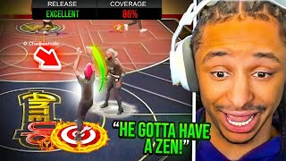 He’s 1 in world amp shoots from HALFCOURT all game…😂😡 NBA 2K24 [upl. by Larrabee]