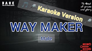 Way Maker KARAOKE Minus 1 [upl. by Clarey]