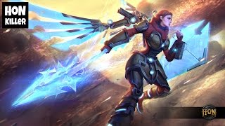 HoN Valkyrie Gameplay  Brunhild  ARIAEL  1878 MMR [upl. by Tews68]