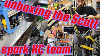 Unboxing the Scott spark RC team issue TR [upl. by Eiffe]