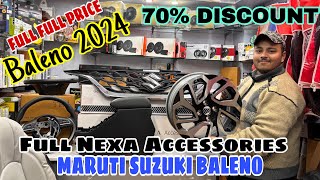 2024 Maruti Suzuki Baleno Nexa Genuine Accessories With 70 Discount ✅ Baleno Modification 2024 ✅ [upl. by Evannia271]