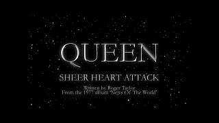 Queen  Sheer Heart Attack Official Lyric Video [upl. by Ahseeyt]