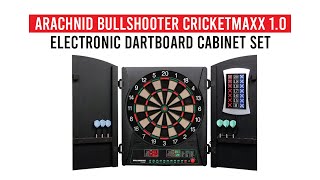 Arachnid Bullshooter Cricket Maxx 10 Electronic Dartboard [upl. by Esereht]