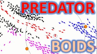 Neat AI does Predator Boids [upl. by Annaegroeg]