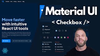 Checkbox  Learn Material UI Components in React [upl. by Bocyaj]