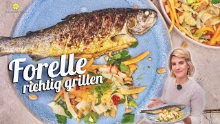 Fisch im Ganzen grillen  alle Tipps und Tricks  Felicitas Then [upl. by Aihn]