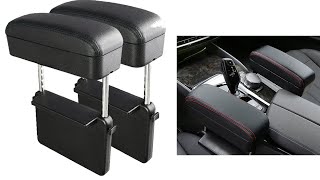 Universal Car Armrest Box Elbow Support Adjustable Car Center Console [upl. by Ruth]