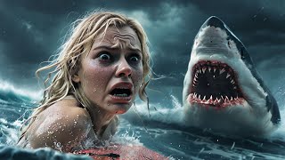 Mutant Megalodon vs Blonde Who Will Survive  Thriller Movie Recap [upl. by Ahseem328]