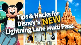 Tips amp Hacks for Disneys NEW Lighting Lane Multi Pass [upl. by Gievlos]