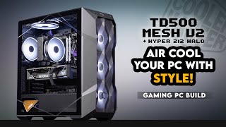 The 39 Cooler That CAN  Cooler Master TD500 Mesh V2  Hyper 212 Halo Gaming PC Build [upl. by Lamrej66]