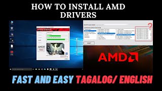 HOW TO DOWNLOAD AND INSTALL AMD DRIVERS TAGALOGENGLISH BakanamanTvMix [upl. by Mirth]