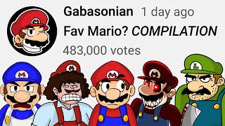 Funny JUST MARIO Poll Compilation  Gabasonian [upl. by Amaj]