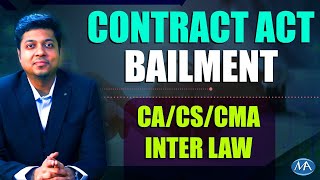 Contract of Bailment II CA CMA inter amp CS Executive [upl. by Solrac]