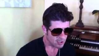 Robin Thicke Previews New Song quotPretty Little Heartquot [upl. by Nelie]