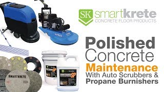 Smartkrete  Polished Concrete Maintenance [upl. by Nashoma]