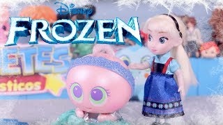 KSI MERITO FOSFI en Presentación Pista de Hielo con ELSA de FROZEN  Juguetes Fantásticos [upl. by Ahsenal482]