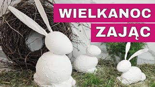 JAK ZROBIĆ ZAJĄCZKA WIELKANOCNEGO Z JAJEK STYROPIANOWYCH  KROK PO KROKU [upl. by Joyann]