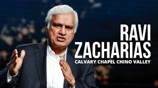 Special Guest Teacher Ravi Zacharias  Calvary Chapel Chino Valley [upl. by Nosnhoj26]