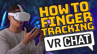 Real Finger Tracking in VRChat Beta How to Guide Quest 2 [upl. by Yrahcaz658]