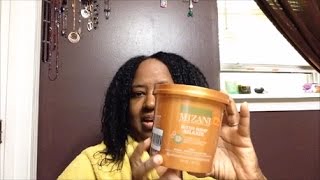 3rd RELAXER UPDATE Mizani Butter Blends Mild Formula  TJs Hair [upl. by Ecnerrat]